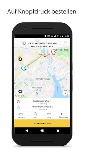 Скриншот 1 — Taxi.de