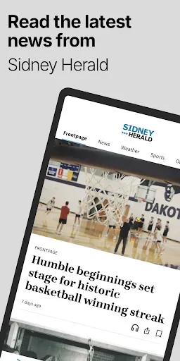 Скриншот 1 — Sidney Herald