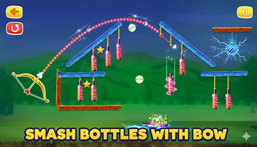 Скриншот 1 — Bottle Shooting Archery Game