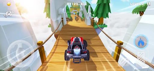 Скриншот 1 — Mountain Climb: Stunt Car Game
