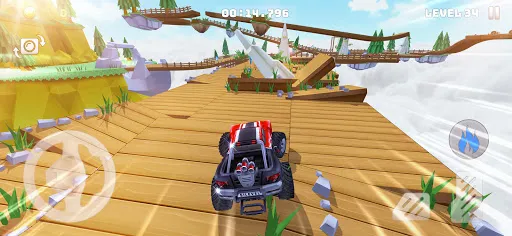 Скриншот 2 — Mountain Climb: Stunt Car Game