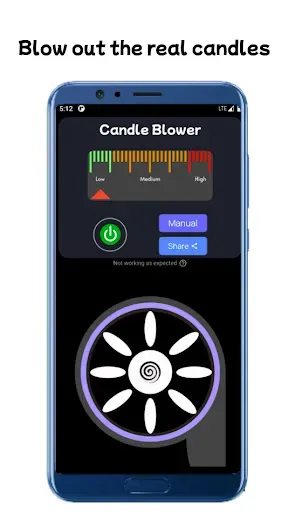 Скриншот 2 — Blower - Candle Blower Lite