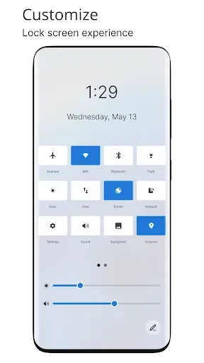 Скриншот 1 — Win 11 Style lock screen