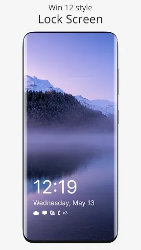Скриншот 5 — Win 11 Style lock screen