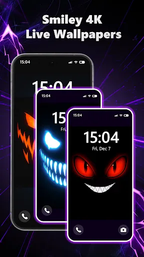 Скриншот 1 — Silly Fun Smile Live Wallpaper