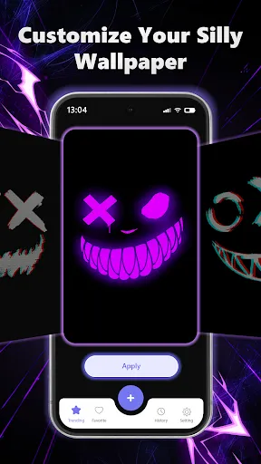 Скриншот 3 — Silly Fun Smile Live Wallpaper