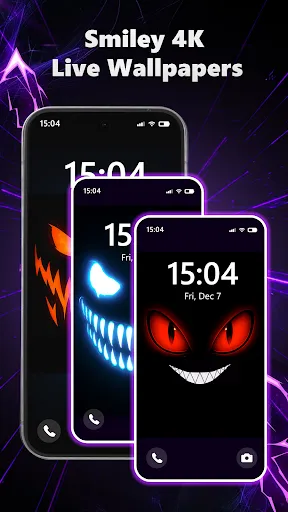 Скриншот 7 — Silly Fun Smile Live Wallpaper