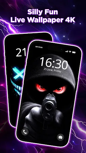 Скриншот 4 — Silly Fun Live Wallpaper 4K