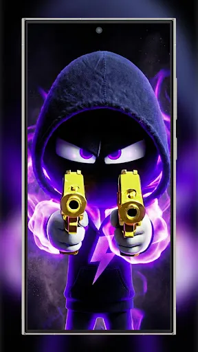Скриншот 1 — Silly Smile Gun Live Wallpaper