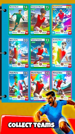 Скриншот 3 — Football Stars: Card Collector