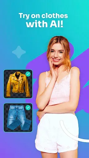 Скриншот 1 — FitRoom: Virtual Try On Clothe