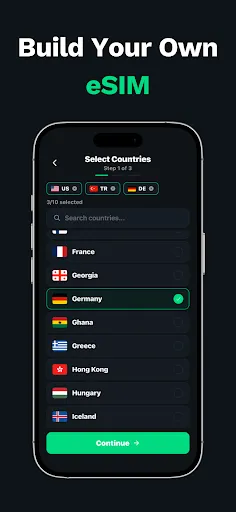 Скриншот 5 — Simbye: Travel eSIM Internet