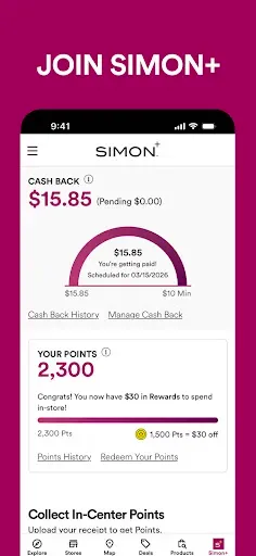 Скриншот 5 — SIMON - Malls, Mills & Outlets