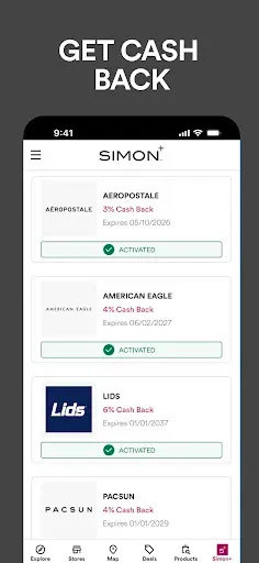 Скриншот 6 — SIMON - Malls, Mills & Outlets