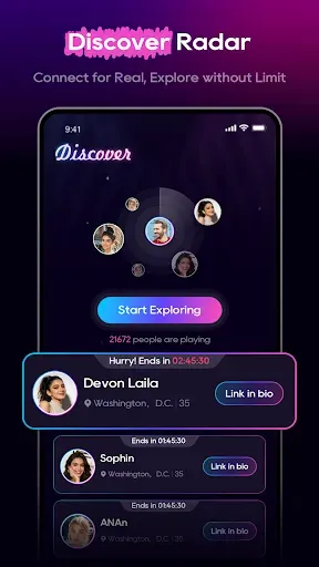 Скриншот 1 — Bold: Local Chat & Date
