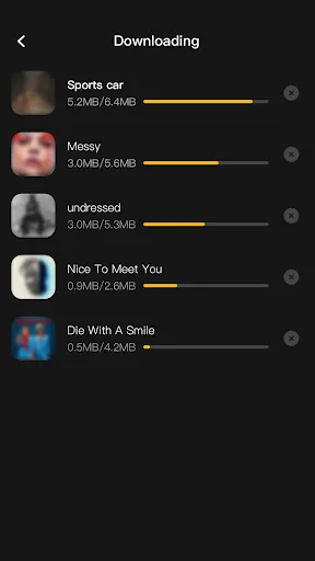 Скриншот 4 — Music Player - MP3 Music