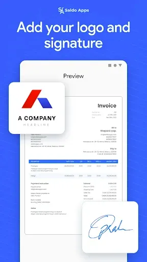 Скриншот 7 — Saldo: Bill & Invoice Maker