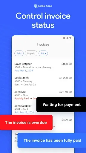 Скриншот 8 — Saldo: Bill & Invoice Maker
