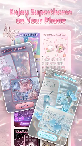 Скриншот 3 — Simple Pink Butterfly Theme