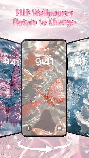 Скриншот 6 — Simple Pink Butterfly Theme
