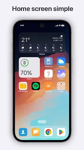 Скриншот 3 — Simple Launcher - Home Screen