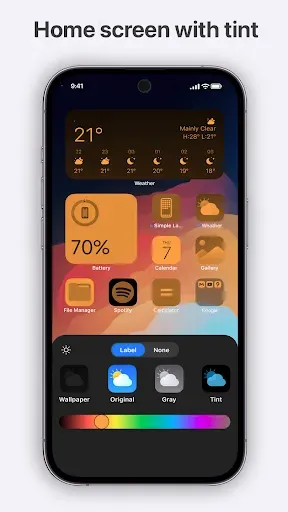 Скриншот 4 — Simple Launcher - Home Screen
