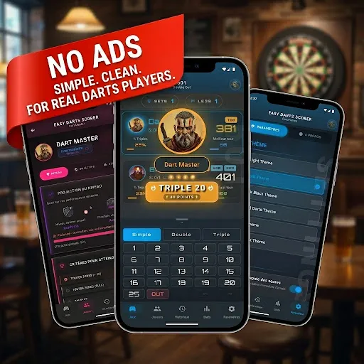 Скриншот 1 — Easy Darts Scorer