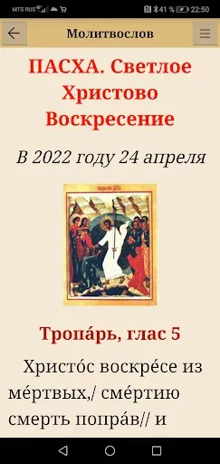 Скриншот 6 — Молитвослов (православный)
