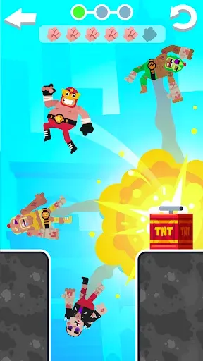 Скриншот 3 — Punch Bob: файтинг-головоломки