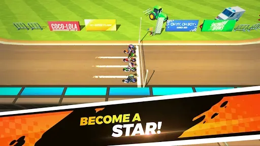Скриншот 1 — Speedway Heros:Star Bike Games