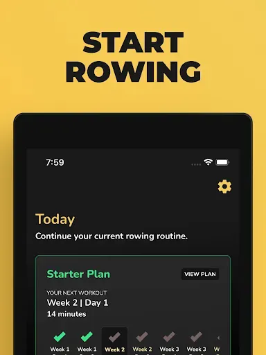 Скриншот 8 — Start Rowing - Rowing Workouts