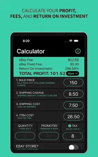 Скриншот 8 — eProfit - Sell on ebay with AI