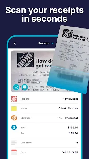 Скриншот 2 — SimplyWise: Receipts, Expenses