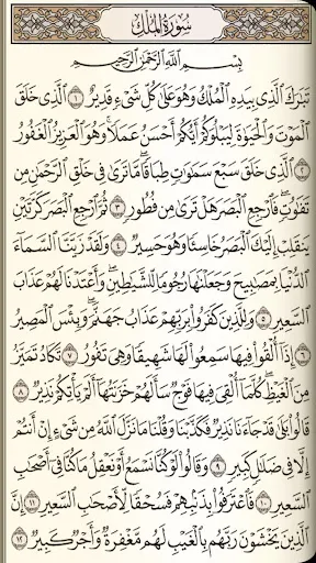 Скриншот 2 — القرآن الكريم مع تفسير ومعاني