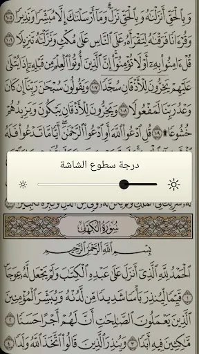 Скриншот 3 — القرآن الكريم مع تفسير ومعاني