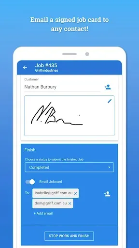 Скриншот 3 — Simpro Mobile