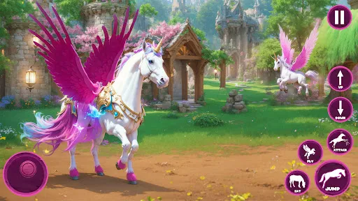 Скриншот 2 — Flying Horse Unicorn Game