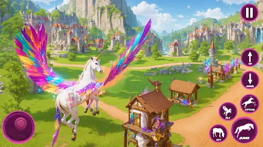 Скриншот 4 — Flying Horse Unicorn Game