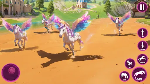 Скриншот 7 — Flying Horse Unicorn Game