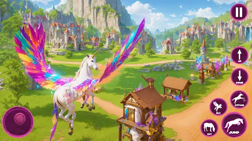 Скриншот 8 — Flying Horse Unicorn Game