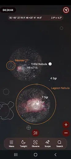 Скриншот 2 — SkySafari 8 Pro