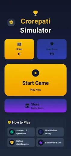 Скриншот 1 — Crorepati Simulator