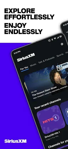 Скриншот 1 — SiriusXM: Music, Sports & News
