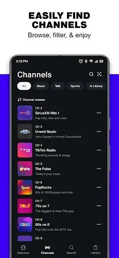 Скриншот 8 — SiriusXM: Music, Sports & News