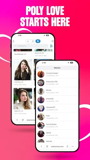 Скриншот 6 — Sister Wives - Poly Dating APP