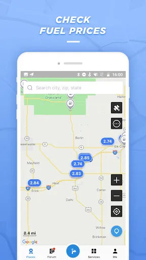 Скриншот 3 — Trucker Path: Truck GPS & Fuel