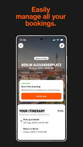 Скриншот 3 — SIXT rent. share. ride. plus.