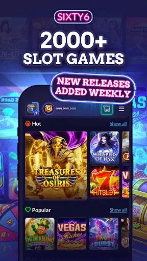 Скриншот 2 — Sixty6 — Social Casino & Slots