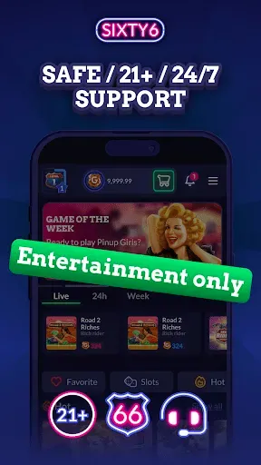 Скриншот 8 — Sixty6 — Social Casino & Slots