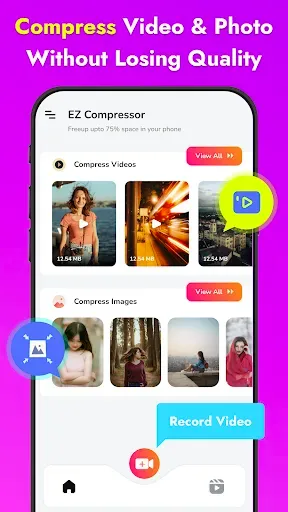 Скриншот 1 — Video Compressor, Resize Video